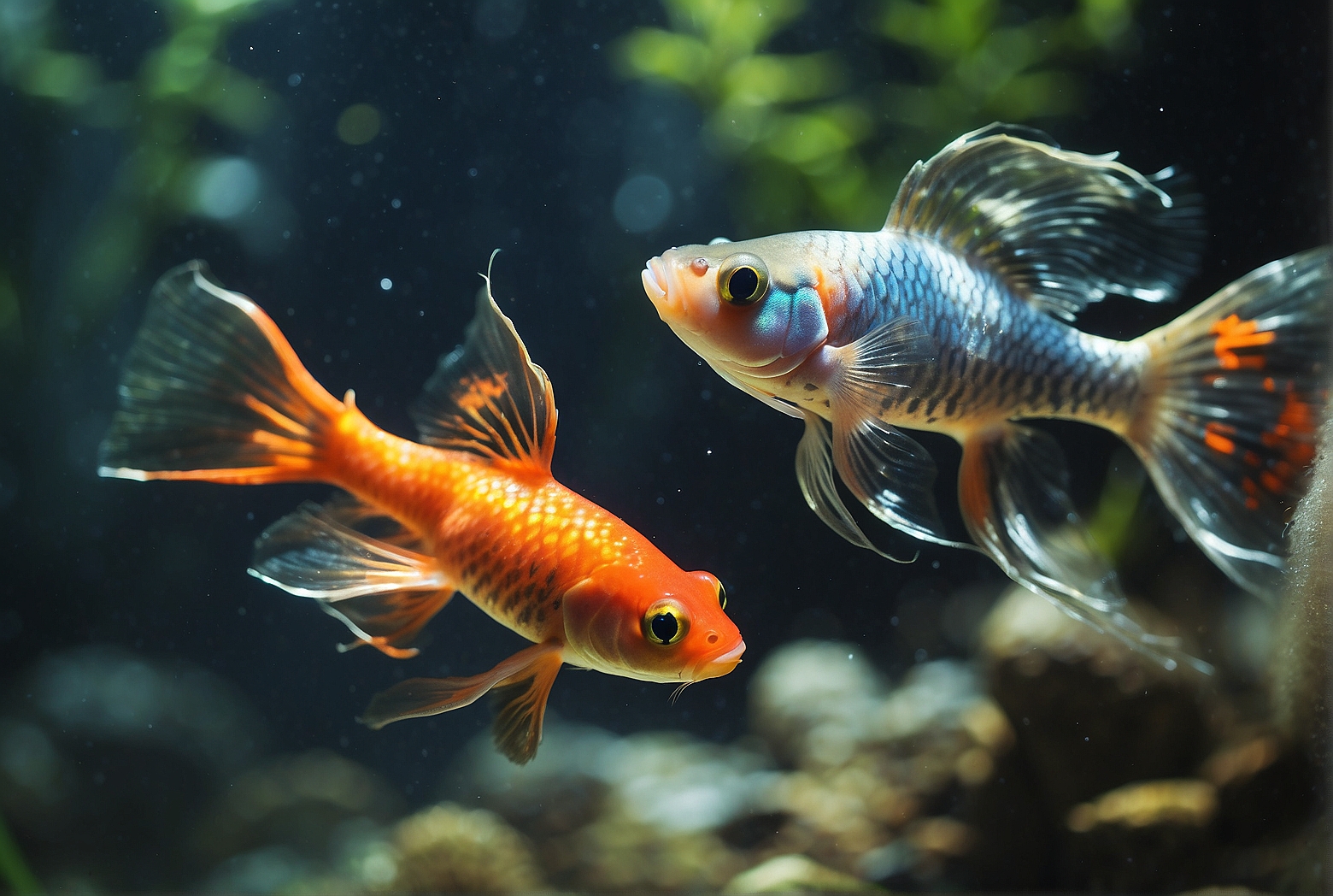 Can mollies and guppies coexist?