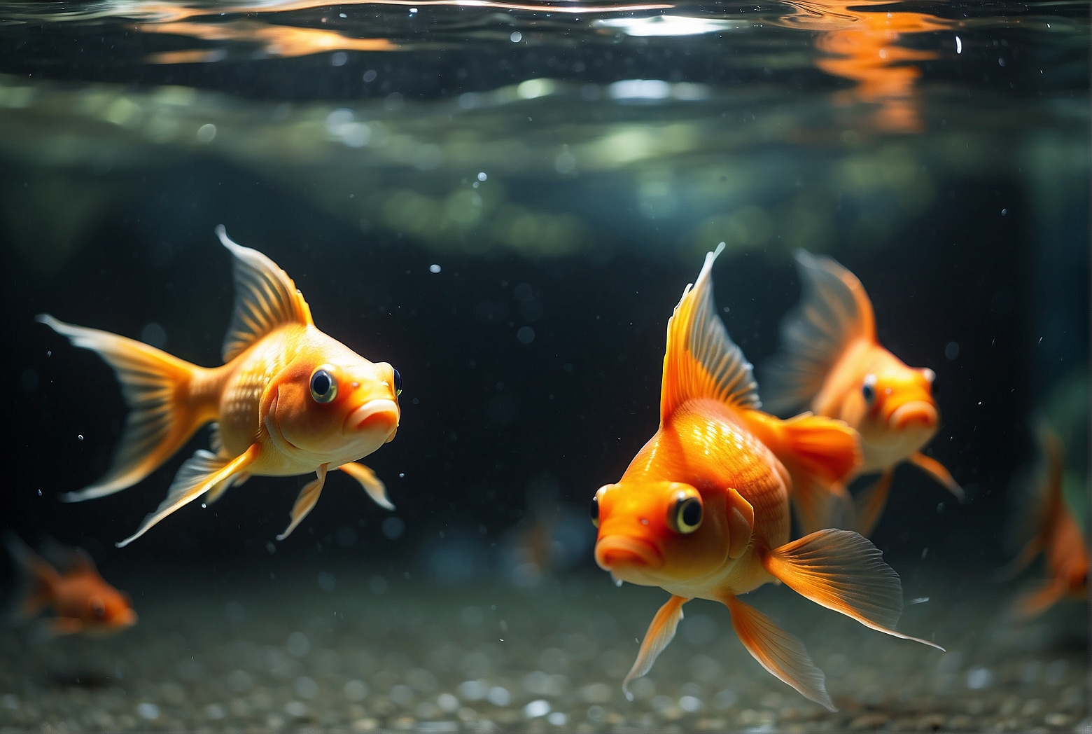 Reasons why a goldfish may turn black